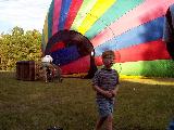 David and the balloon