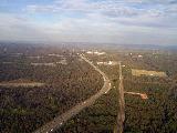 Looking north along I-85