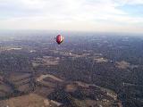 Another balloon took off just before us